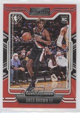 2021-22 Panini Chronicles Playbook Greg Brown III #271 0q0m