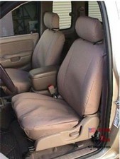 T782-Tan Waterproof 2001-2004 Tacoma Pair of Flat Bucket Exact Seat Covers in
