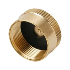 Propane Tank Cap Refill Adpater Rustproof Sealed Cap for Travel BBQ Home