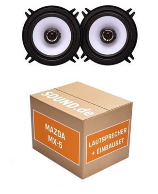 Lautsprecher Boxen vorne Alpine SXE-1325S für Mazda MX-5 Typ NB/NB-FL 2x Tief-Mi