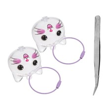 3 Pcs Pet Hair Box Souvenir Clear Fur Keepsake Dog Memorial Capsule