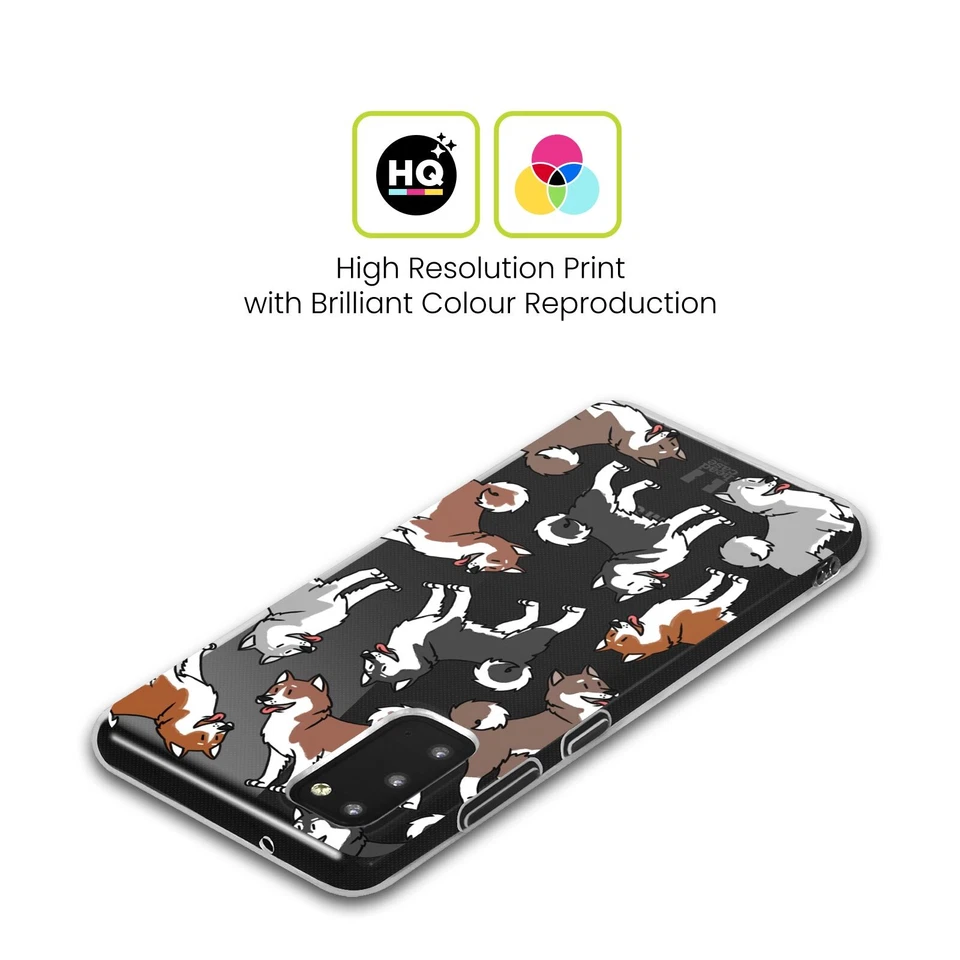 HEAD CASE DESIGNS DOG BREED PATTERNS 6 GEL CASE & WALLPAPER FOR SAMSUNG PHONES 1 - Image 2 of 4