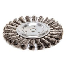 Weiler Twist Wire Wheel Wire Brush, Arbor, 6" 93394 Weiler 93394 012382083458