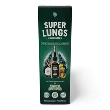 SuperBonsai Super Lungs 2 oz Herbal Liquid Supplement-30 Day Supply – New Sealed