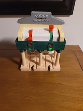 Thomas Wooden Railway Sodor Signal House Lights Sounds Good Condition