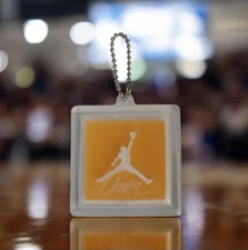 Rare Union Nike Air Jordan Hang Tag Keychain With Chain