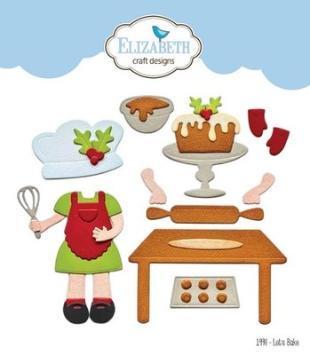 Elizabeth Craft Die EC1994 ''Let's Bake''