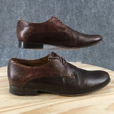 J.Artola Dress Shoes Mens 10 Oxford Black Lace Up Casual Comfort Round Toe Low