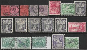 British Guiana Stamps Lot of 19 Mint and Used