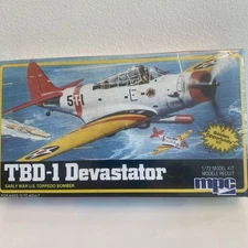 VTG 1983 MPC TBD-1 Devastator Torpedo Bomber Airplane 1/72 Model Kit #1-4111 NOS