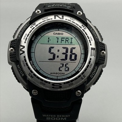 Casio 3157 SGW-100 Mens Watch 45mm Digital Compass Thermometer 200M New Battery