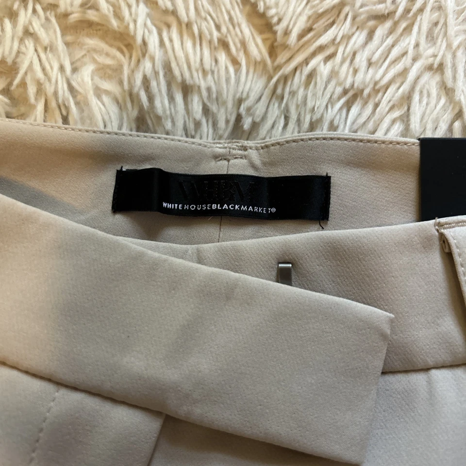 Impresionantes Pantalones Casa Blanca, Mercado Negro Crema, Pierna Ancha Talla 14 Totalmente Nuevos Foto 4 de 4