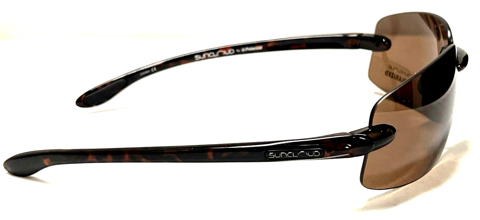 SUNCLOUD EXCURSION Brown Plastic Tortoise Rimless… - image 5