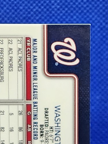 James Wood 2025 Topps Chrome Baseball Refractor Auto /499 Washington Nationals - Picture 4 of 10