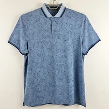 G/Fore Outline Iris Tech Pique Golf Polo Mens 2XL Spring Hill Shirt G4MF23K242