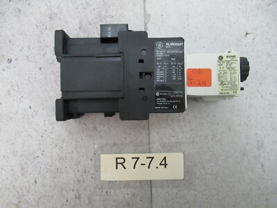General Electric BTLF60C Spule 24VDC Timerblock 1-60s + GE RL4RD022T 