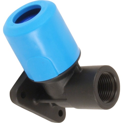 JOHN GUEST SPEEDFIT MDPE 90º WALL BACK PLATE ELBOW BENT 20 25mm 1/2" 3/