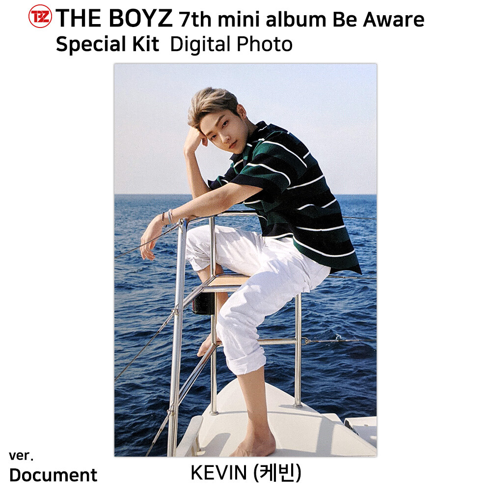 The Boyz 7th Mini Album Be Aware Photocard Photo A4 Poster Kevin