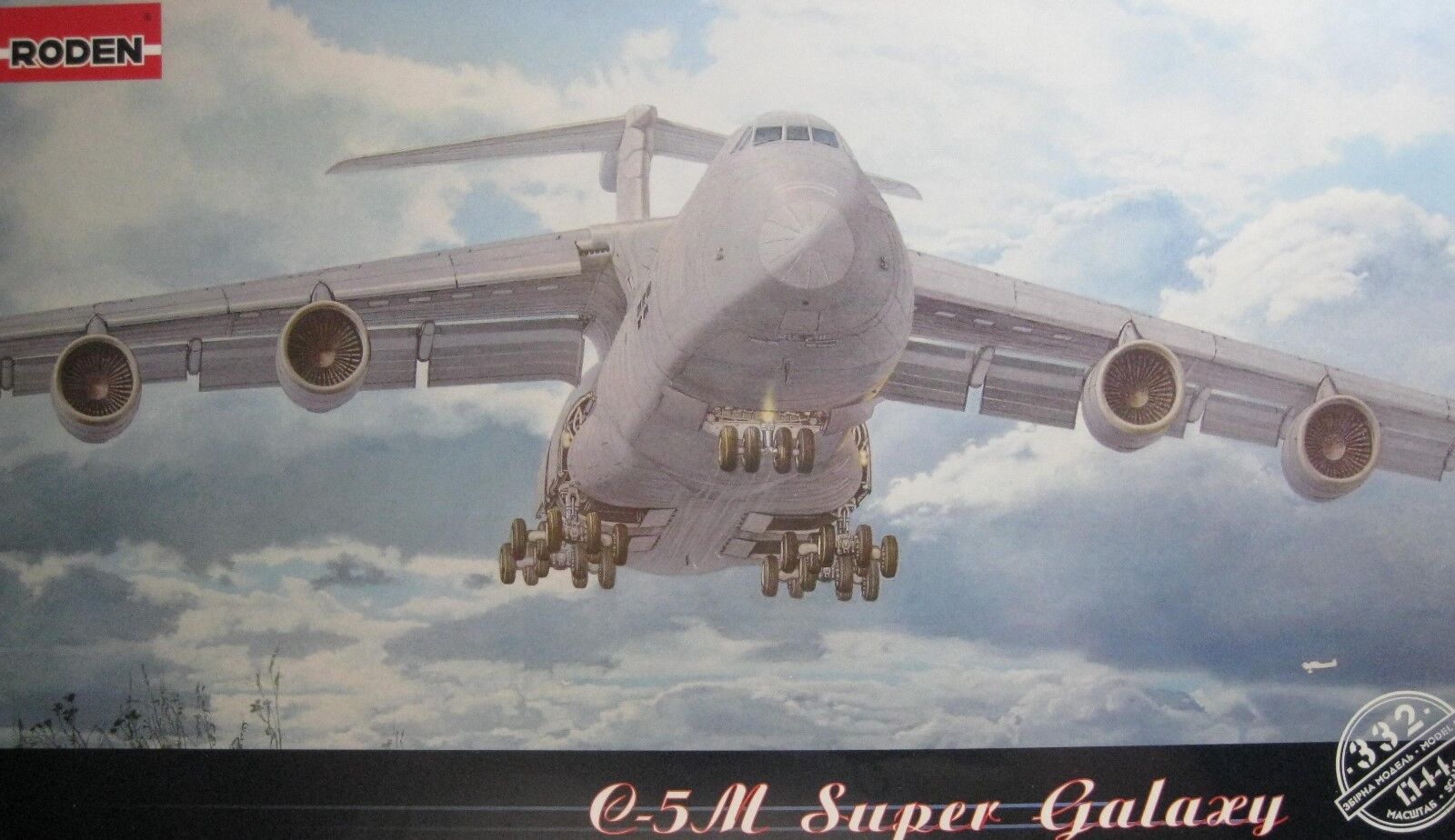 1/144 Lockheed C-5M Super Galaxy Model Kit by Roden Ograniczona ilość, najnowsza praca