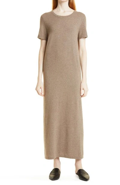 JENNI KAYNE Brown Everyday Short Sleeve Wool Cashmere Sweater Dress Women's XS