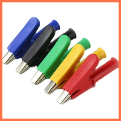 MARKENLOS Krokodilklemmen Bananenstecker max 1000V 30A 4mm Krokodilklemmen 43 mm (56mm)