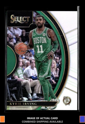 2017-18 Panini Select #86 Kyrie Irving Silver Prizms Boston Celtics