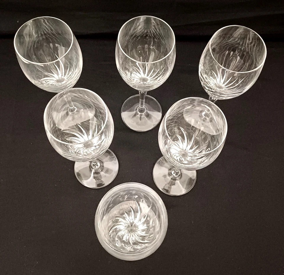 6x Weingläser NACHTMANN YVONNE Bleikristall H/D: 18,3 x 6 cm Gew. 194 Gramm - Bild 3 von 4