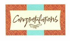 Congratulations Congrats Graduation Day Grad Wishes Greeting Card Gift Shiny