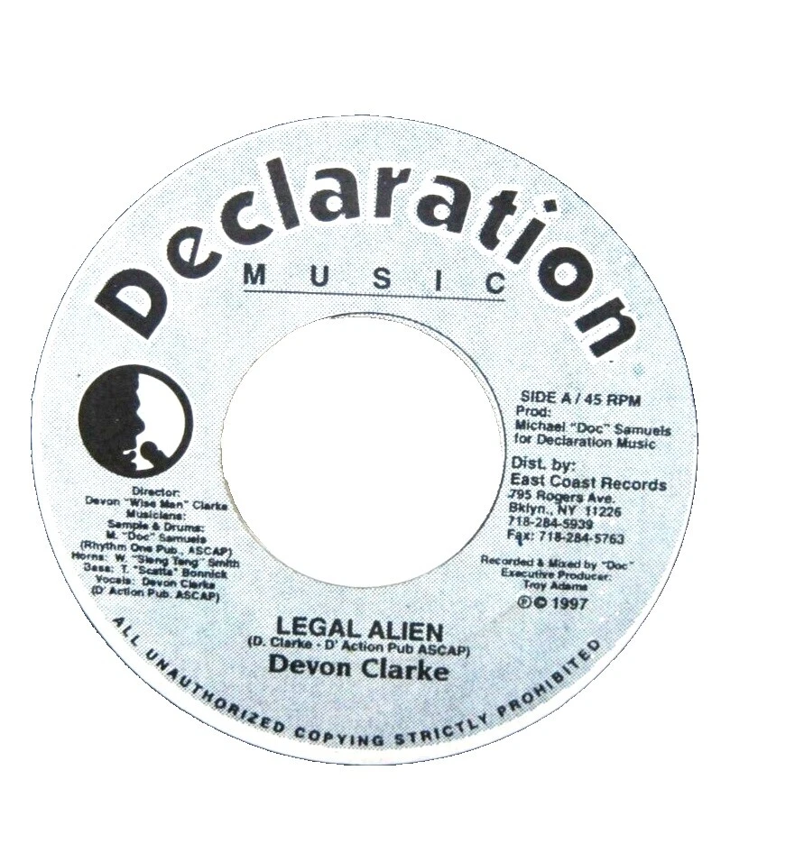 Clark Reggae, Ska & Dub 45 RPM Speed Vinyl Records