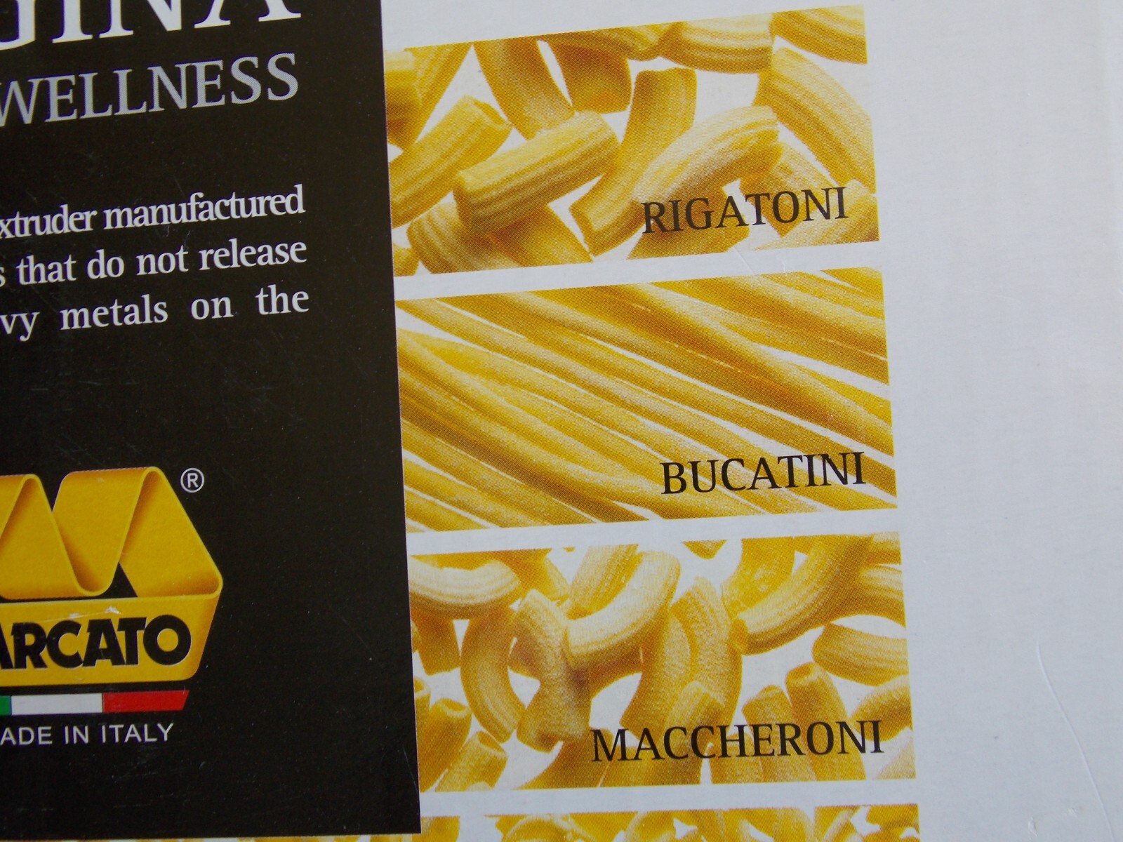 Mercato Regina Wellness Pasta Maker/Extruder Machine Made In Italy