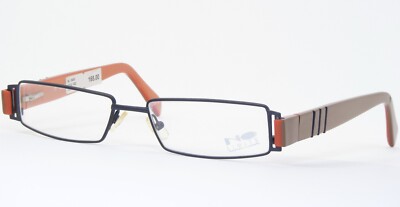 No Limits Von Ama 8458 002 Matt Schwarz/Braune/Orange Brille Frame 52-16-140mm