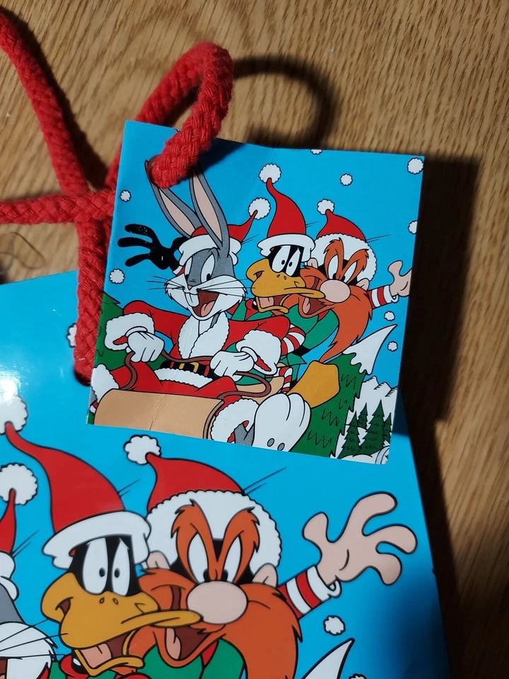 Bolsa de regalo Cleo 1996 de colección 9x8" Tune Squad Michael Jordan Space Jam Looney Tunes Foto 3 de 4