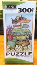 Garden Sign 300 Piece LANG Jigsaw Puzzle by Susan Winget  New