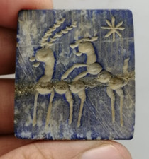 Lapis stone ancient Roman old intaglio seal stone stamp