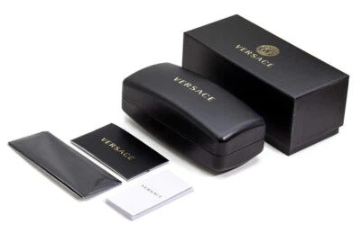 Versace Sunglasses Case with card and cloth NEW