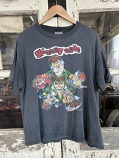 Vintage Motley Crue t shirt brockum 1991 grunge rocker thrashed brunout faded