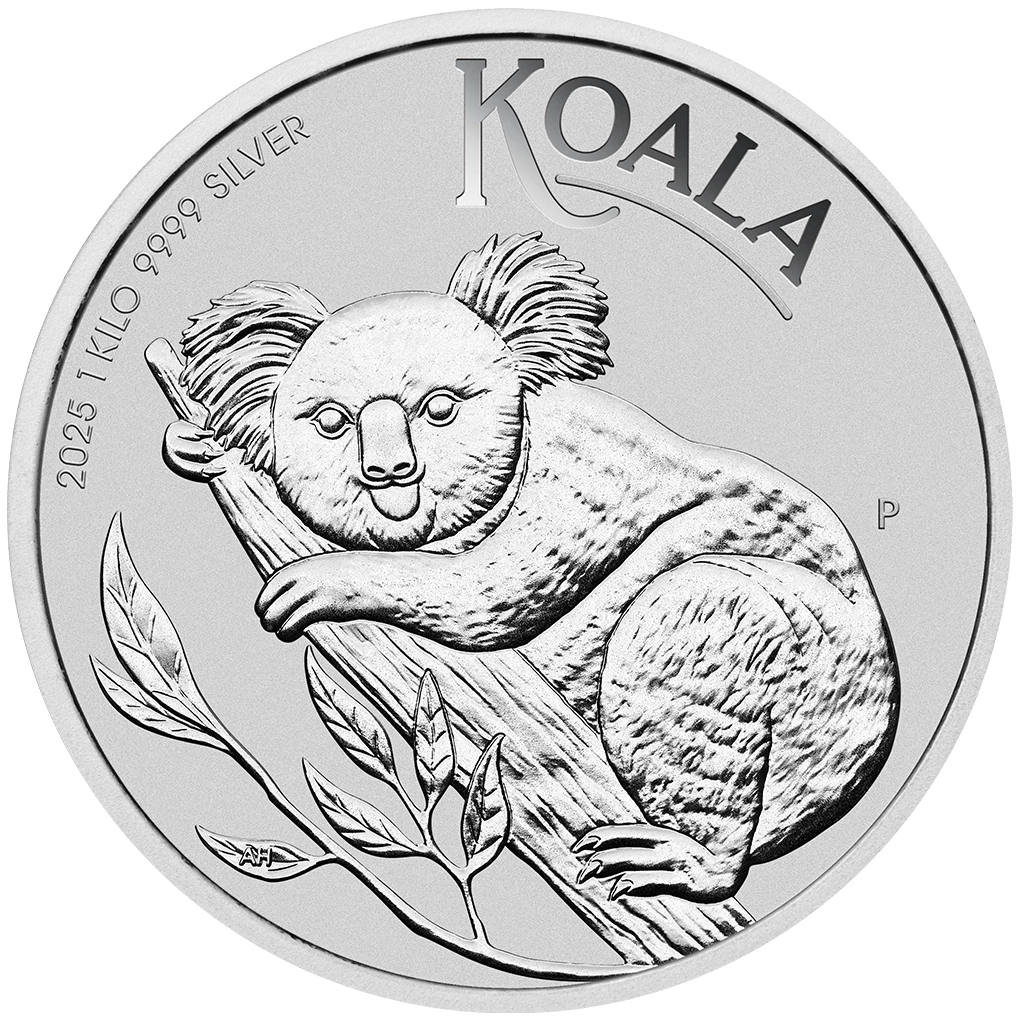Silbermünze 1kg Koala 2025 - Australien - Anlagemünze - ST