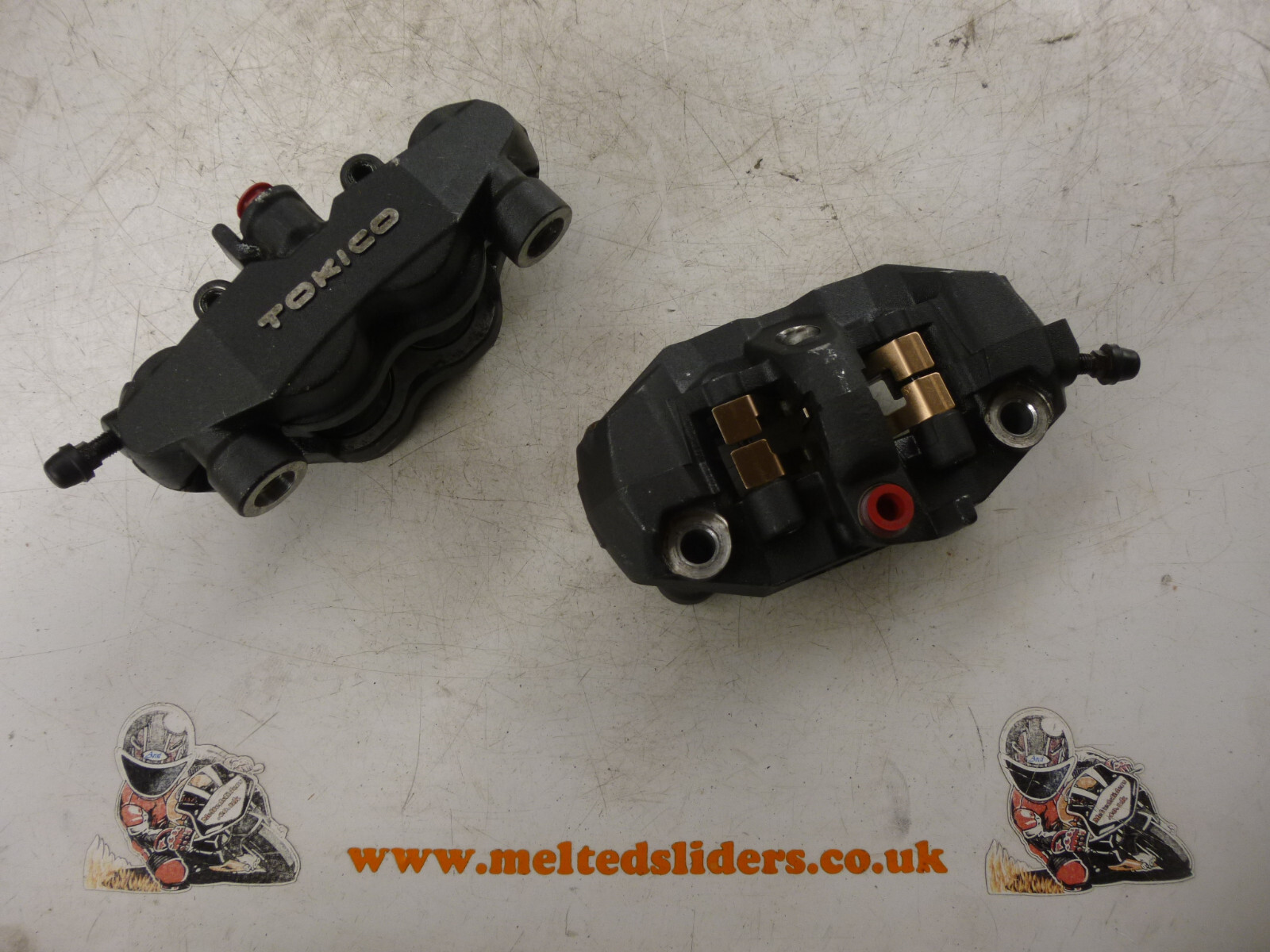 Suzuki GSXR 600 750 1000 Hayabusa Pair Tokico Radial 4 Pot Brake Calipers eBay