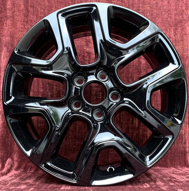 Jeep Compass 2017 2018 OEM 17" Wheel Gloss Black 9187 6SM31TRMAA