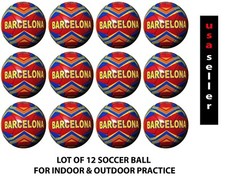 Lot of 12 Barcelona top soccer balls