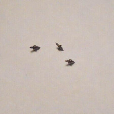 3 HAMILTON 6/0 SIZE BALANCE STAFFS 1927-A, DR, 3.32, "PIVOT-8" BB-507