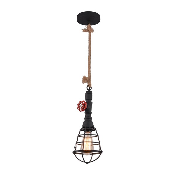NäVe E27 Pendelleuchte Regia Ø14Cm Schwarz 6093022-image