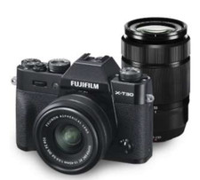 USED Fujifilm X-T30 XC 15-45mm  XC 50-230mm Black FREESHIPPING