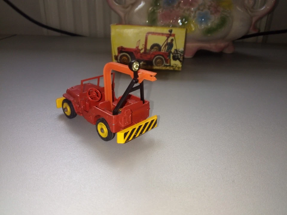 Dinky toys 1412 Jeep de dépannage + Boite d'origine Made in France Meccano - Photo 4/4