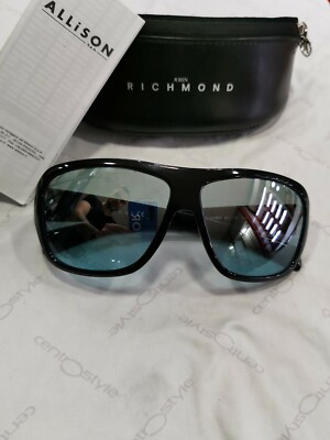 Occhiale Da Sole John Richmond JR703 colore:B01 (nero con lenti blu)  calibro 61 | eBay