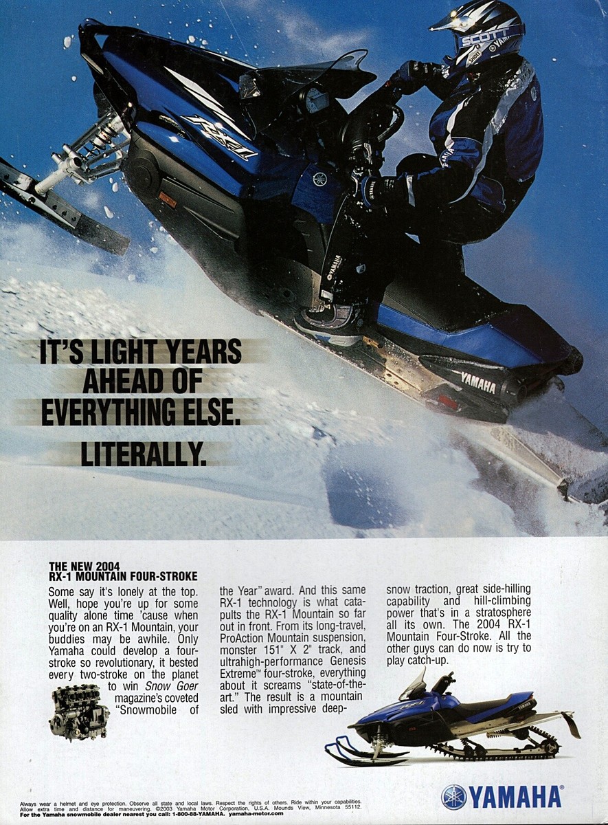 YAMAHA RX-1 スノーモービル40周年記念モデル 1:12 NewRay NEWRAY 43983 Scale 1/12 | YAMAHA RX-1 SNOWMOBILE - GATTO