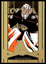 2021-22 Upper Deck Tim Hortons Gold Etchings John Gibson Anaheim Ducks #G-8 R104