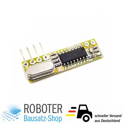 Funkempfänger RXB12 3.3-5.5V 433Mhz Arduino Raspberry Pi Dauerbetrieb IoT