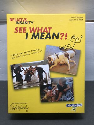 PlayMonster Relative Insanity: See What I Mean?! - Party Game
