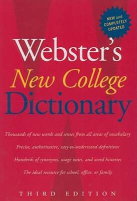 Webster's New College Dictionary, Third Edition: Used
